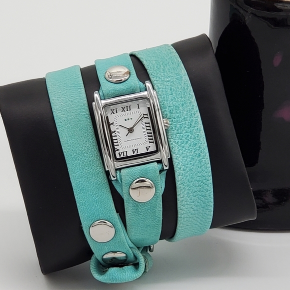 ??La Mer Collections Opal Blue Wrap Watch main image 4